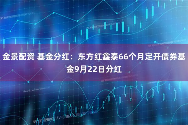 金景配资 基金分红：东方红鑫泰66个月定开债券基金9月22日分红